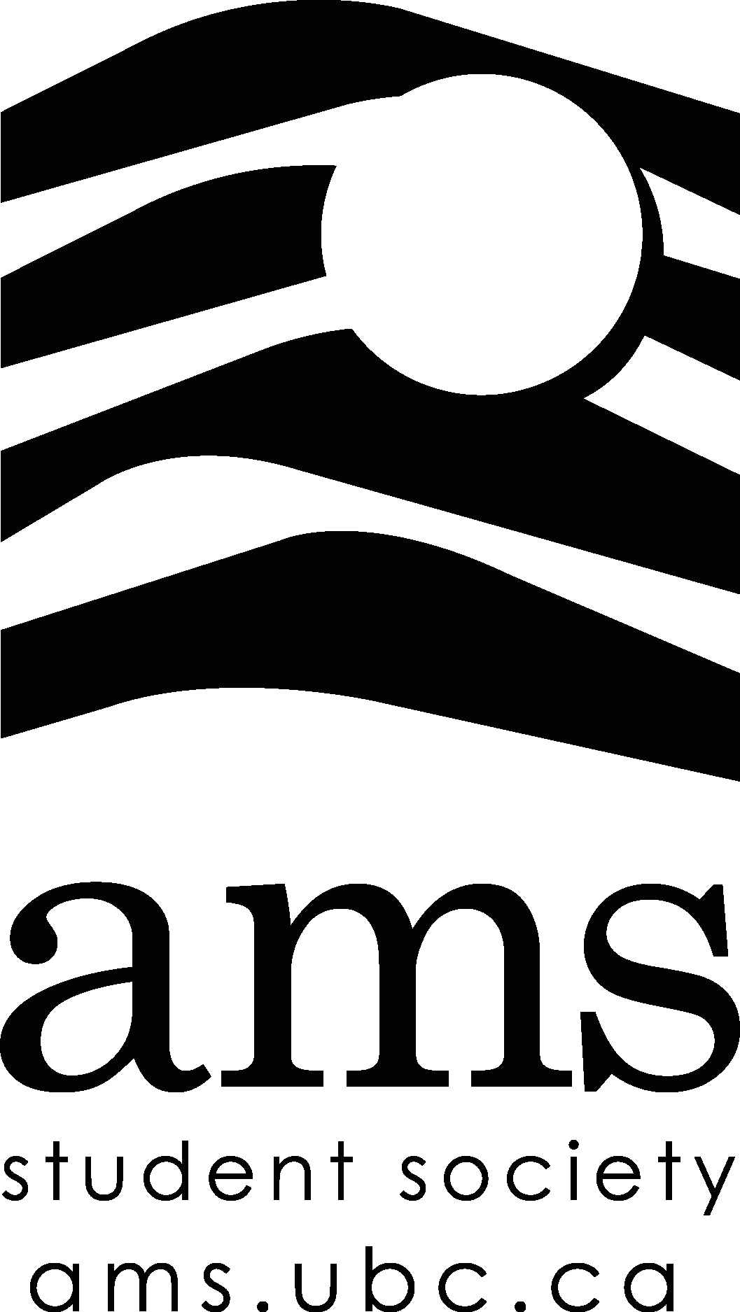 AMS Student Society Black Logo Vector Logo